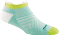 Darn Tough Women's Coolmax No-Show Ultra-Light Cushion Running Sock (1052) -Run Style Shop 1052 Aqua