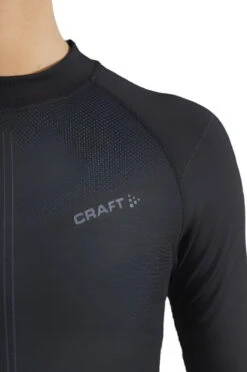 Craft Women's Active Intensity Crewneck Baselayer - Black/Asphalt (1907937-999995) -Run Style Shop 1907937 999995 Active Intensity CN LS C3 Preview
