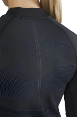 Craft Women's Active Intensity Crewneck Baselayer - Black/Asphalt (1907937-999995) -Run Style Shop 1907937 999995 Active Intensity CN LS C4 Preview
