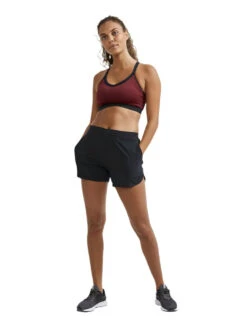 Craft Women's Advance Essence 5" Stretch Short - Black (1910759-999000) -Run Style Shop 1910759 999000 ADVEssence5 InchStretchShortsW Closeup4 Preview