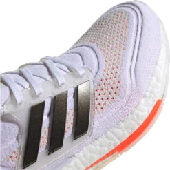 Adidas Women's UltraBoost 21 - White/Black/Solar Red (S23840) -Run Style Shop 20652555
