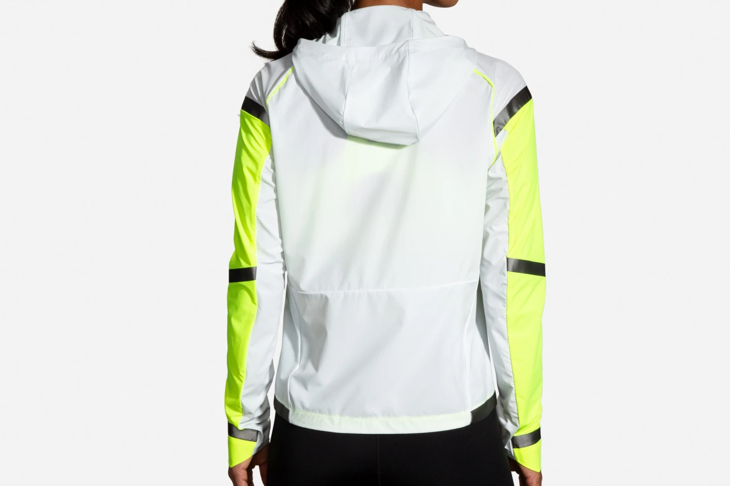 Brooks Women's Carbonite Jacket - Icy Grey/Black/Nightlife (221493030) 4 Brooks Women's Carbonite Jacket - Icy Grey/Black/Nightlife (221493030) - Image 4