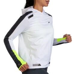 Brooks Women's Run Visible Thermal Hoodie - White/Asphalt/Nightlife (221559134) 9 Brooks Women's Run Visible Thermal Hoodie - White/Asphalt/Nightlife (221559134) -Run Style Shop 221559 134 MV Run Visible Thermal Hoodie