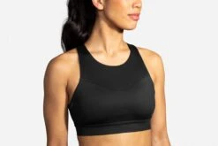 Brooks Women's Drive 3 Pocket Run Bra (350080) -Run Style Shop 350080 001 MF Drive 3 Pocket Run Bra