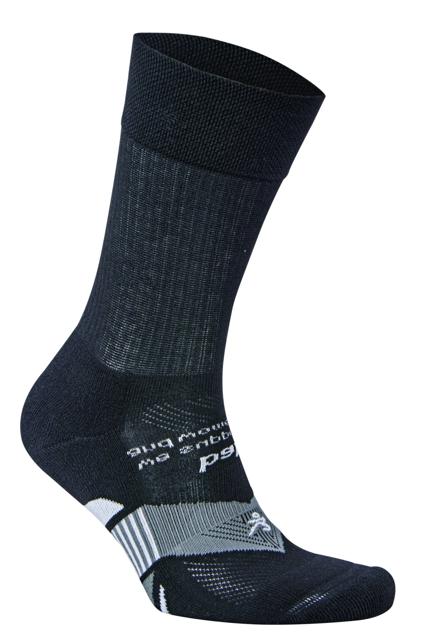 Balega Enduro Physical Training Crew Running Socks - Black (8984-0300) 1 Balega Enduro Physical Training Crew Running Socks - Black (8984-0300)