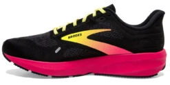 Brooks Men's Launch 9 7 Brooks Men's Launch 9 -Run Style Shop BrooksMensLaunch9 Black Pink Yellow 3