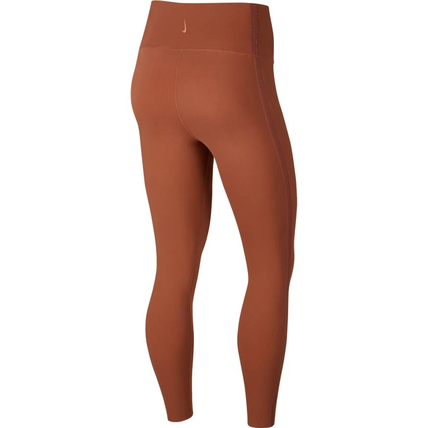 Nike Women's Yoga Luxe 7/8 Tights - Red Bark/Terra Blush (CJ4203-275) 8 Nike Women's Yoga Luxe 7/8 Tights - Red Bark/Terra Blush (CJ4203-275) - Image 8
