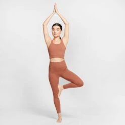 Nike Women's Yoga Luxe 7/8 Tights - Red Bark/Terra Blush (CJ4203-275) 13 Nike Women's Yoga Luxe 7/8 Tights - Red Bark/Terra Blush (CJ4203-275) -Run Style Shop CJ4203 275 PHSYM004