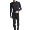 Craft Men's Active Intensity Crewneck Baselayer - Black/Asphalt (1907933-999995)