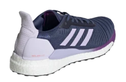 Adidas Women's Solar Glide 19 - Tech Indigo/Cloud White/Purple Tint (EE4333) -Run Style Shop EE4333 FTW photo back lateral top transparent
