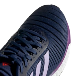 Adidas Women's Solar Glide 19 - Tech Indigo/Cloud White/Purple Tint (EE4333) -Run Style Shop EE4333 FTW photo detail 2 transparent