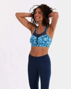 Handful Women's The Closer Sports Bra - Splash (160-375) -Run Style Shop HDF 2021 TheCloser Splash Front 4 1024x1024 65d6e48f 4df9 4f4b bd6a 25d12ac920dd