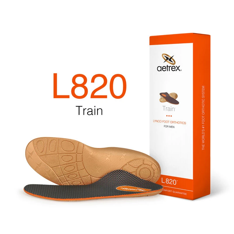 Aetrex Men's Train Posted Insole (L820M) 1 Aetrex Men's Train Posted Insole (L820M)