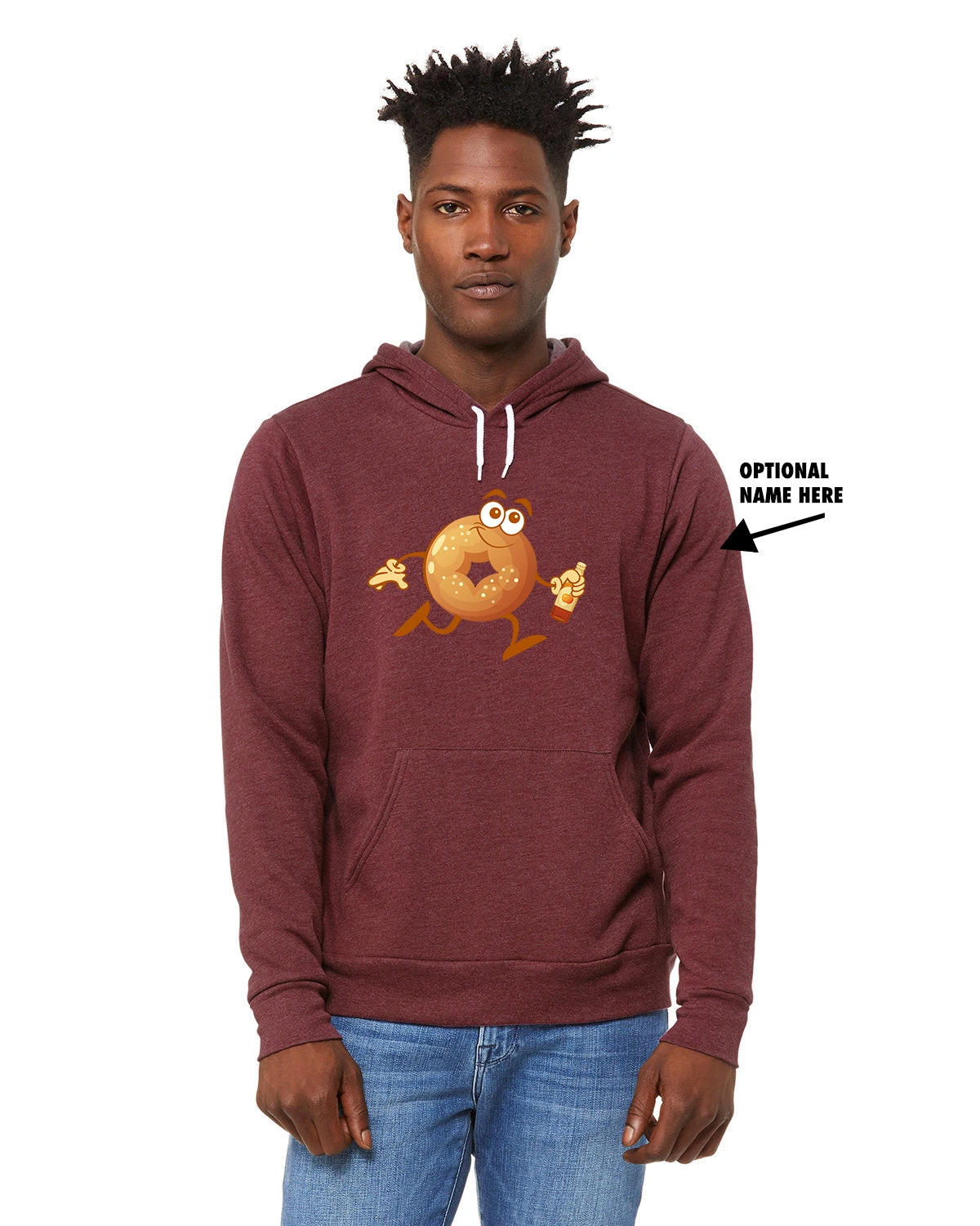Unisex Running Cider Donut Hoodie 1 Unisex Running Cider Donut Hoodie