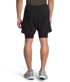 The North Face Men's Active Trail Dual Short - Black (NF0A48USJK3) 9 The North Face Men's Active Trail Dual Short - Black (NF0A48USJK3) -Run Style Shop NF0A48US JK3 back 1