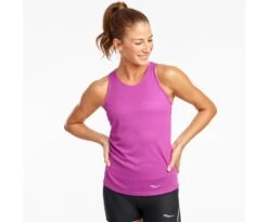 Saucony Women's Stopwatch Singlet (SAW800290) -Run Style Shop SAW800290 CLV 1