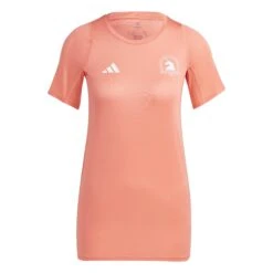 Adidas Women's Boston Marathon® 2023 Allover Print T-Shirt -Run Style Shop adidas womens boston marathon 2023 allover print tee shirt pink