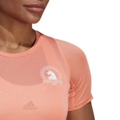 Adidas Women's Boston Marathon® 2023 Allover Print T-Shirt -Run Style Shop adidas womens boston marathon 2023 allover print tee shirt pink 4