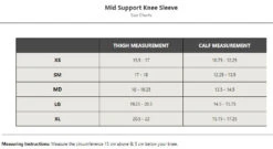 CEP Mid Support Knee Sleeve -Run Style Shop cep knee sleeve measurement guide