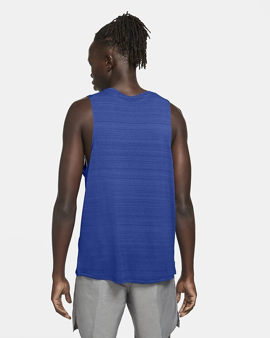 Nike Men's Dri-FIT Miler Tank - Game Royal (CU5982-480) 2 Nike Men's Dri-FIT Miler Tank - Game Royal (CU5982-480) - Image 2