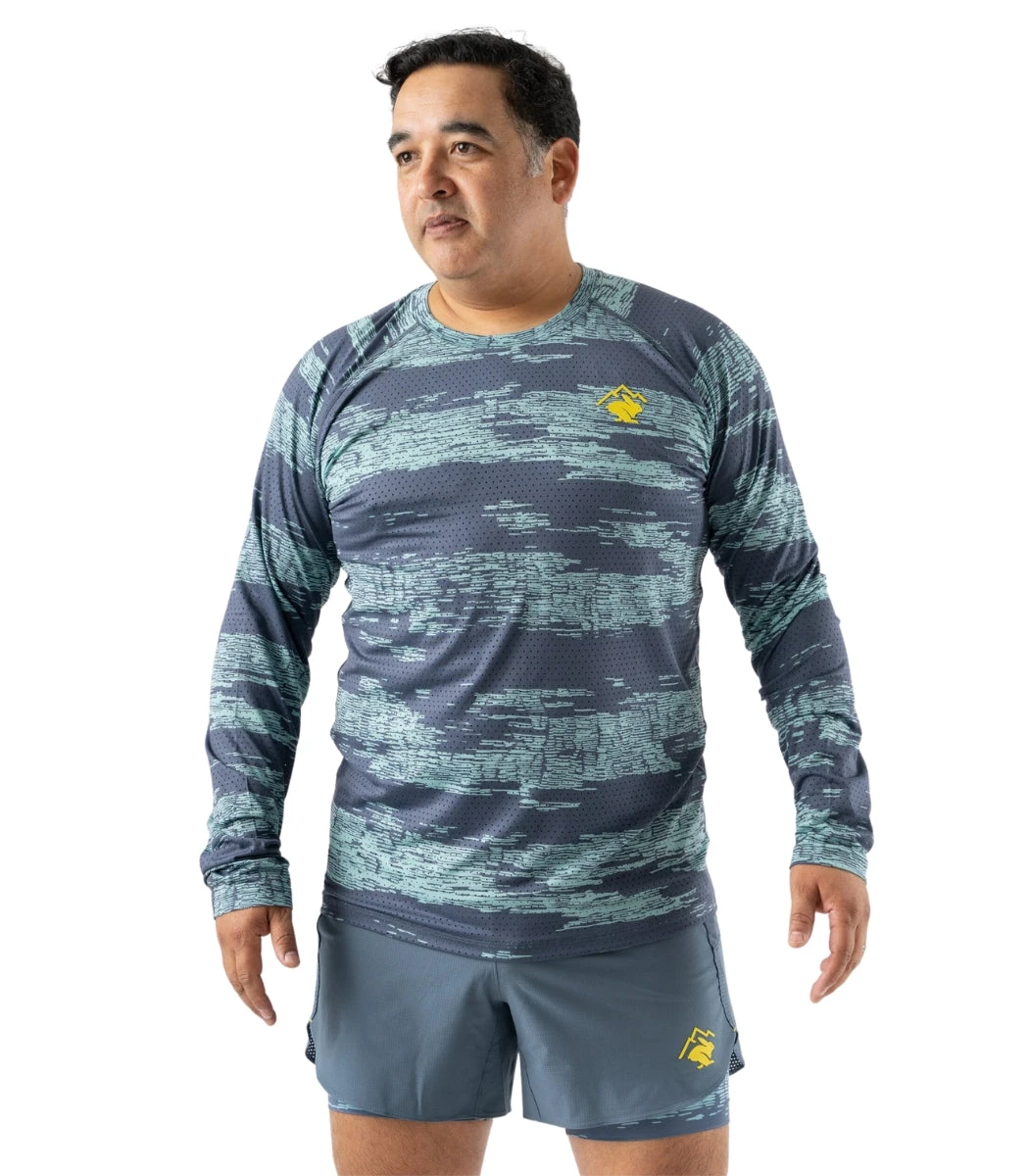 Rabbit Men's EZ Tee Perf LS | Trail 1 Rabbit Men's EZ Tee Perf LS | Trail