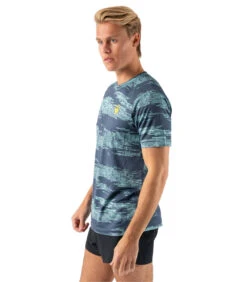 Rabbit Men's EZ Tee Perf SS | Trail 6 Rabbit Men's EZ Tee Perf SS | Trail -Run Style Shop rabbit mens ez tee perf ss orion blue