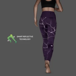 CEP Women's Reflective Tights - Purple (W2A96N) -Run Style Shop reflective tights purple women 4 9