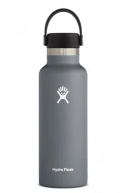 Hydro Flask 18 Oz Standard Mouth Bottles W/ Flex Cap (S18SX) -Run Style Shop s18sx2 stone