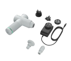Hyperice Hypervolt GO 2 Massage Device - White (55200-001-00) 8 Hyperice Hypervolt GO 2 Massage Device - White (55200-001-00) -Run Style Shop whats included hypervolt go 2