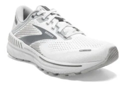 Brooks Women's Adrenaline GTS 22 - White/Oyster/Primer Grey (1203531B134) -Run Style Shop www brooksrunning com 120353 134 o adrenaline gts 22 womens cushion running shoe 1