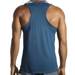 Brooks Men's Atmosphere Singlet 11 Brooks Men's Atmosphere Singlet -Run Style Shop www brooksrunning com 211384 363 mb atmosphere singlet mens sleeveless running top 2