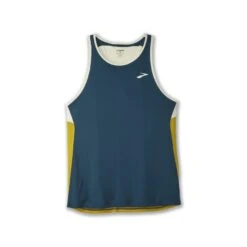 Brooks Men's Atmosphere Singlet 13 Brooks Men's Atmosphere Singlet -Run Style Shop www brooksrunning com 211384 428 mv atmosphere singlet mens sleeveless running top